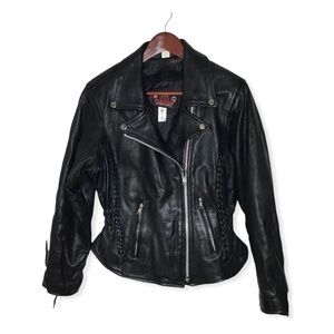 Vintage Black Leather Paragon Jacket.